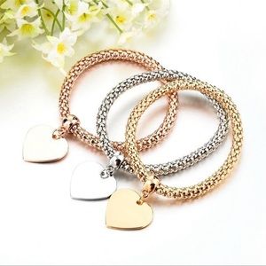 Much Love 3-Piece Charm Bracelets